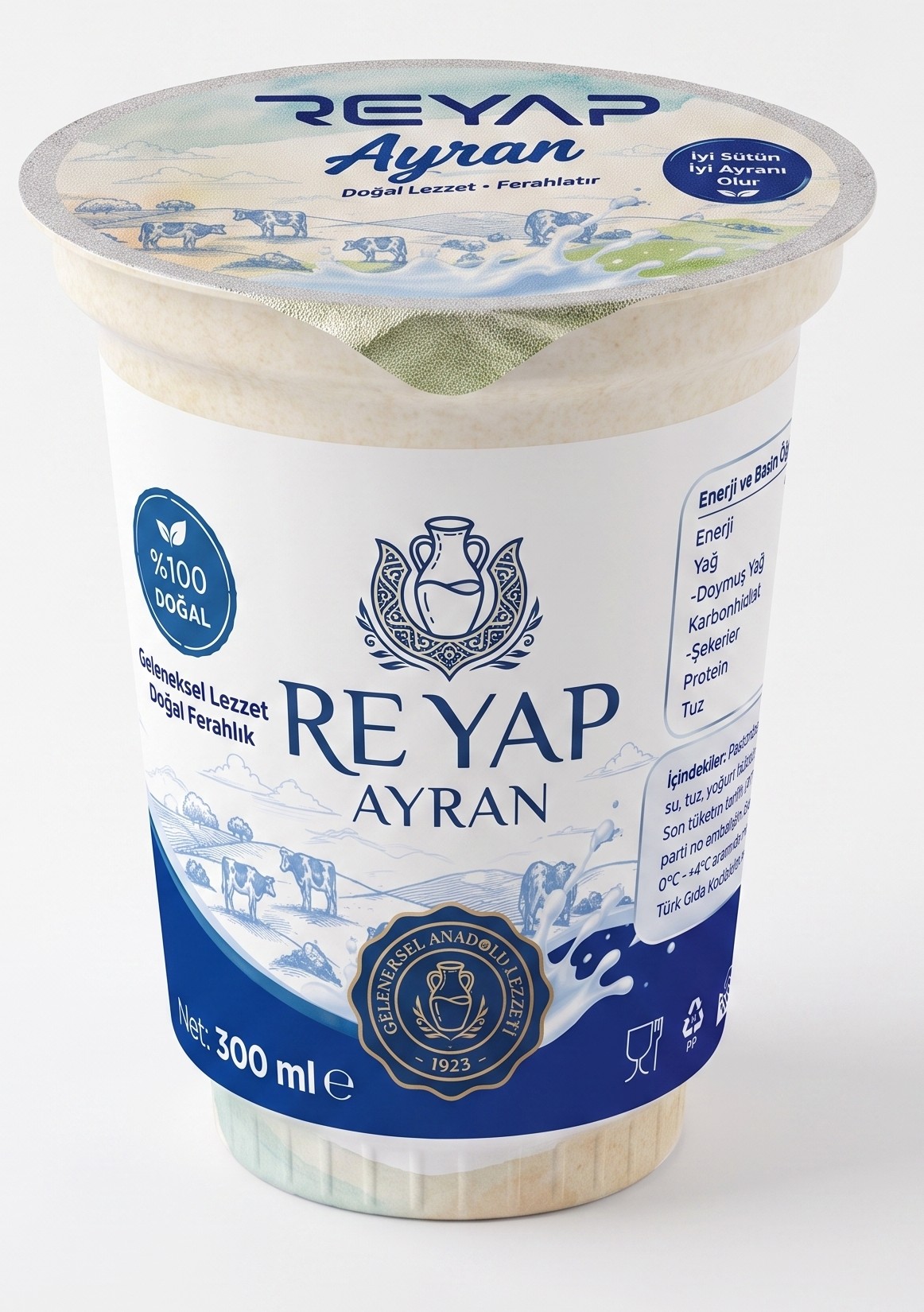 Yüksek Mukavemetli PP Ayran Bardağı